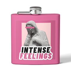 Intense Feelings Stainless Steel Flask - 6oz