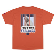 Intense Feelings - Navy Print Unisex Champion T-Shirt