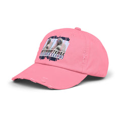 Intense Feelings - Navy Print Vintage Distressed Hat
