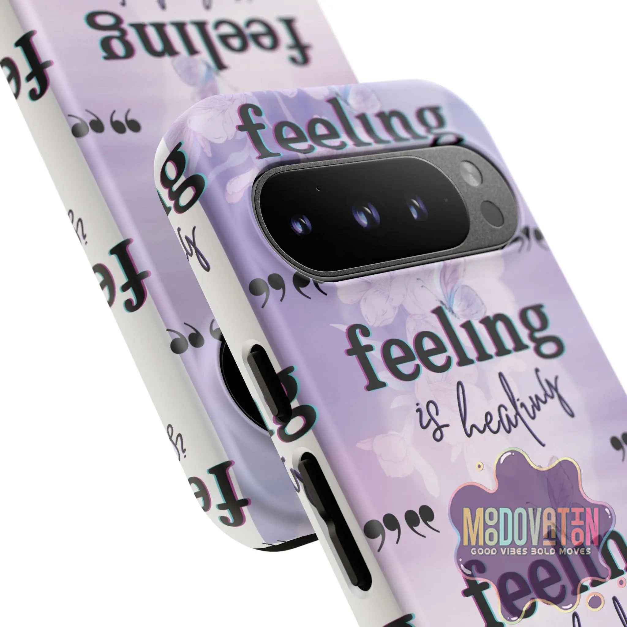 Feeling Is Healing Phone Case - Lilac - MOODOVATION