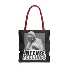Intense Feelings Tote Bag - Grey Print