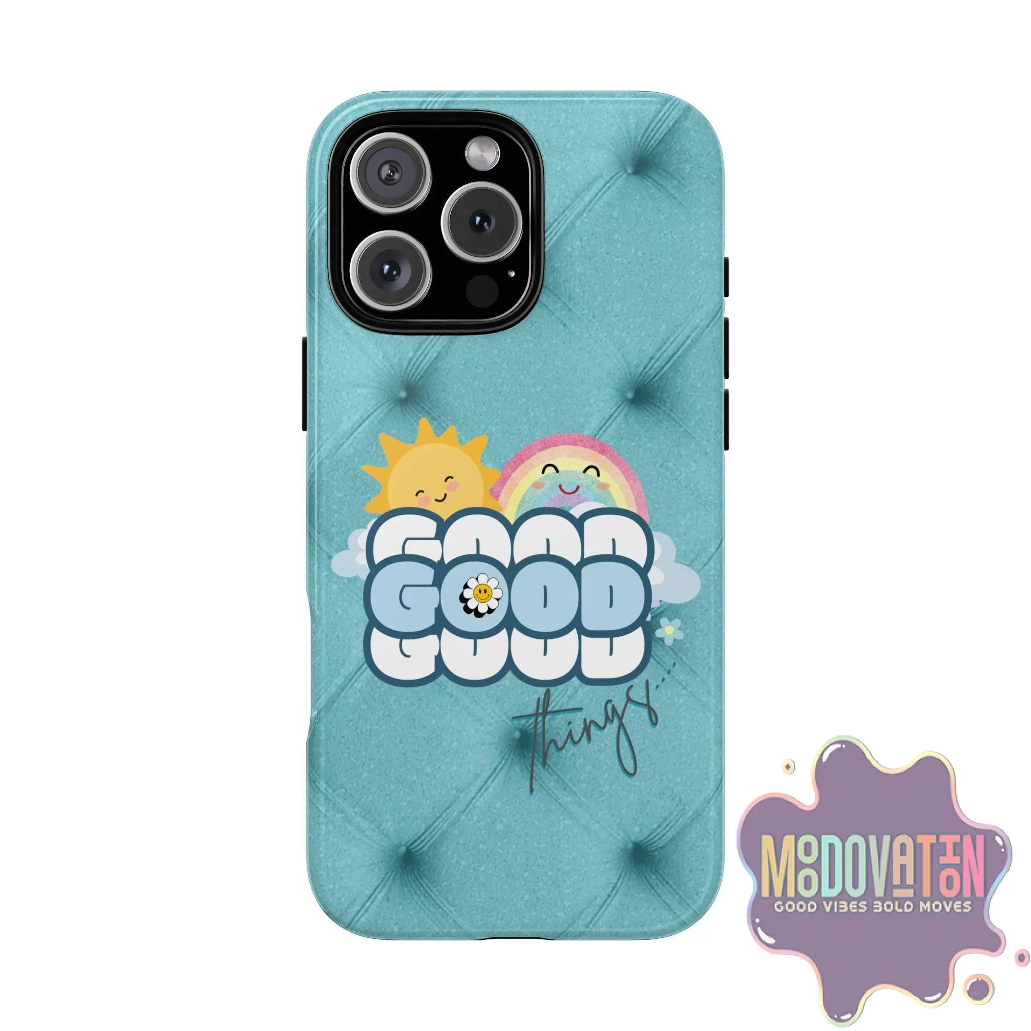 Good Things Phone Case - Teal - MOODOVATION
