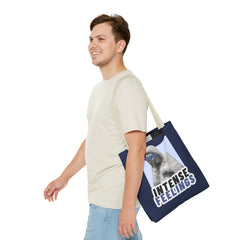 Intense Feelings Tote Bag - Navy Print