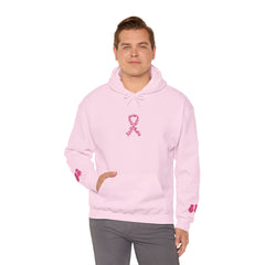 Pink Ribbon Awareness Hoodie, Unisex Sweatshirt for Fundraising, Breast Cancer Awareness Month, Inspirational Gift, Cozy Jumpsuit