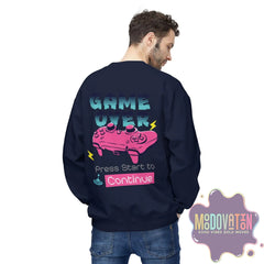 Game Over Unisex Midweight Crewneck Sweatshirt - MOODOVATION