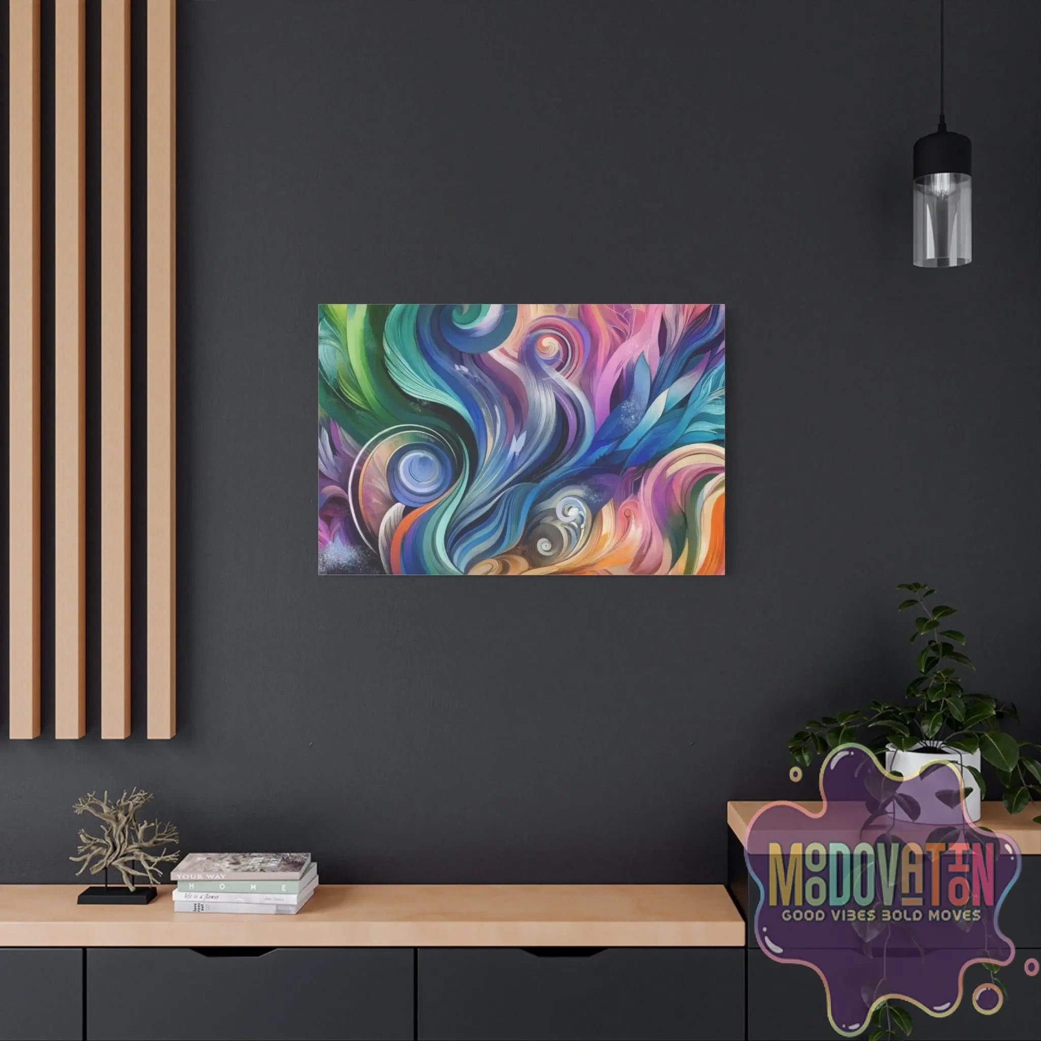 Ethereal Flow Matte Canvas - MOODOVATION