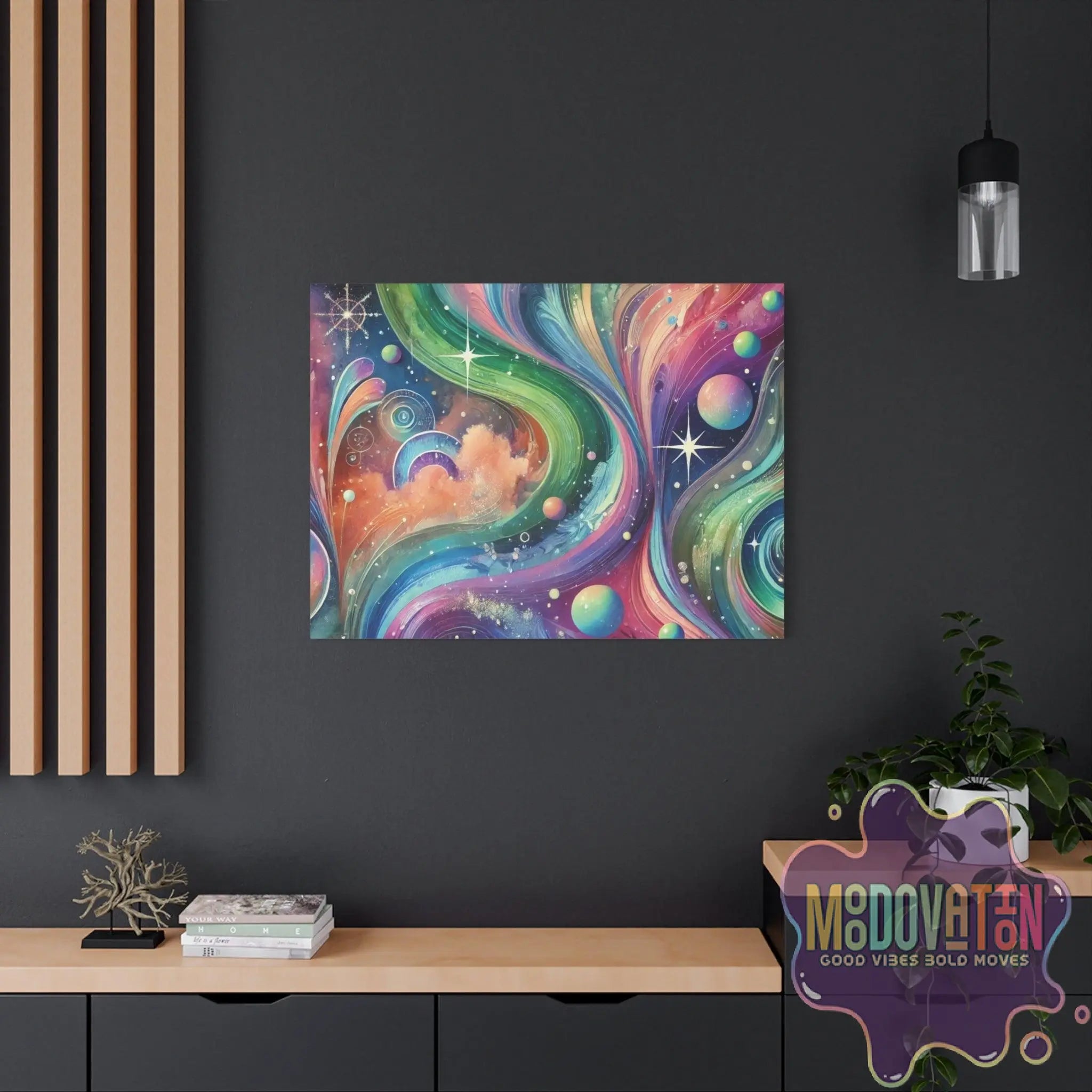 Cosmic Symphony Matte Canvas - MOODOVATION