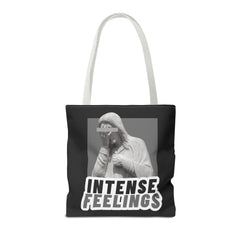 Intense Feelings Tote Bag - Grey Print