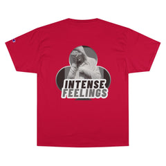 Intense Feelings - Grey Print Unisex Champion T-Shirt