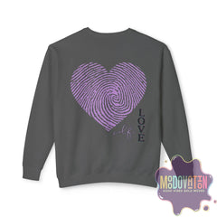 Feeling Is Healing Lightweight Crewneck Sweatshirt - Spring Edition Moodovation