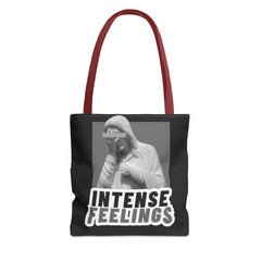 Intense Feelings Tote Bag - Grey Print