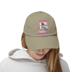 Intense Feelings - Pink Print Vintage Distressed Hat