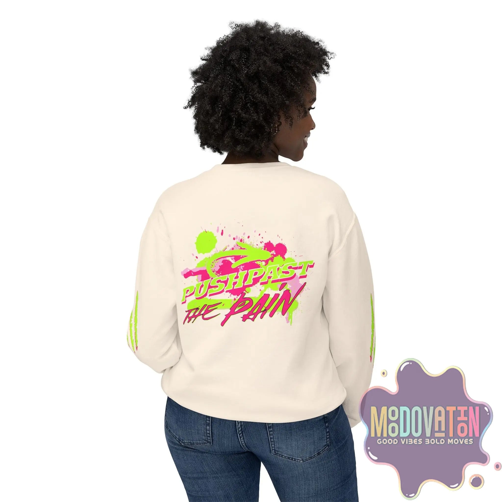 No Pain No Gain Unisex Lightweight Crewneck Sweatshirt - Spring Edition Moodovation