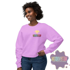 Good Vibes Bold Moves Personalized Unisex Lightweight Crewneck Sweatshirt - Brand Edition Moodovation