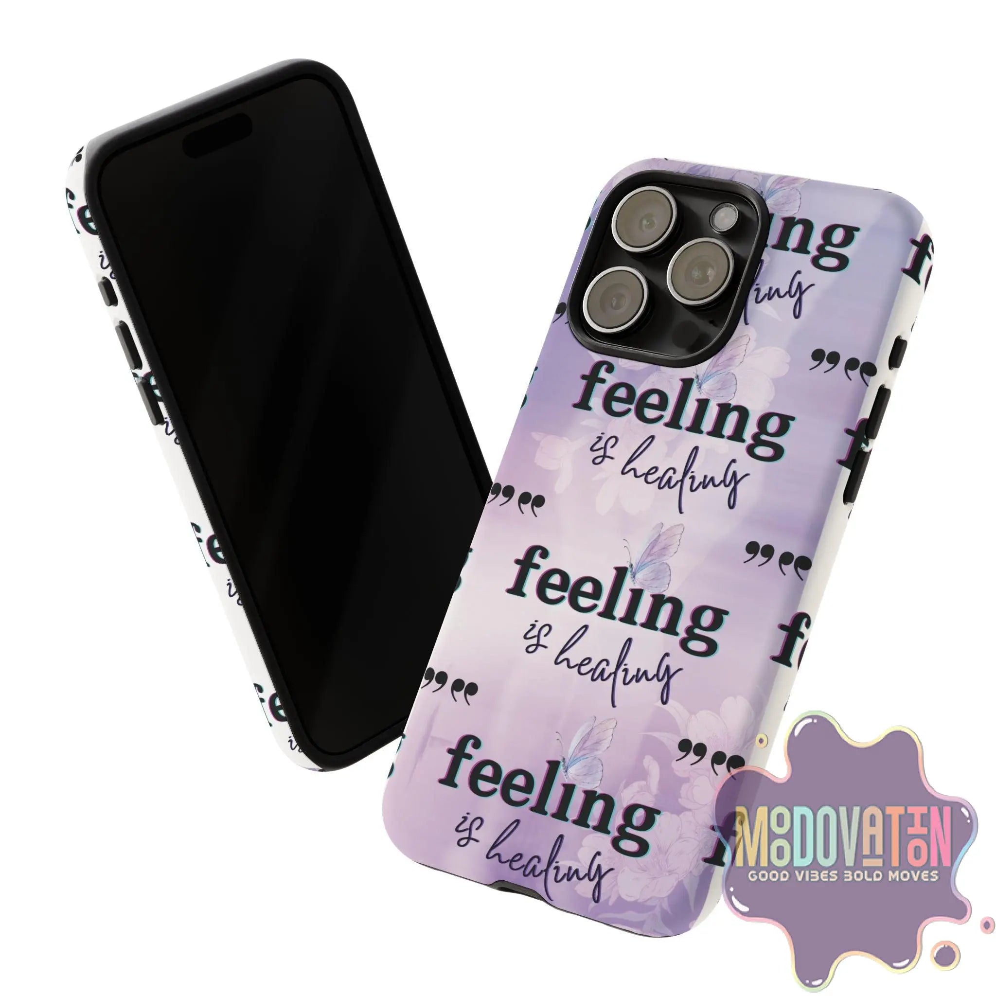 Feeling Is Healing Phone Case - Lilac - MOODOVATION