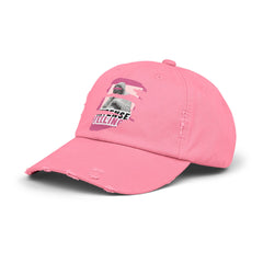Intense Feelings - Pink Print Vintage Distressed Hat