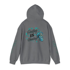 Feeling Is Healing - Unisex Statement Sleeve Hoodie