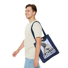Intense Feelings Tote Bag - Navy Print