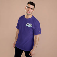 Intense Feelings - Cyan Print Unisex Champion T-Shirt