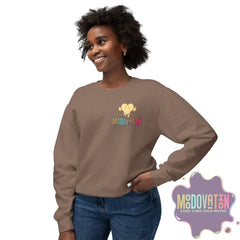 Good Vibes Bold Moves Personalized Unisex Lightweight Crewneck Sweatshirt - Brand Edition Moodovation