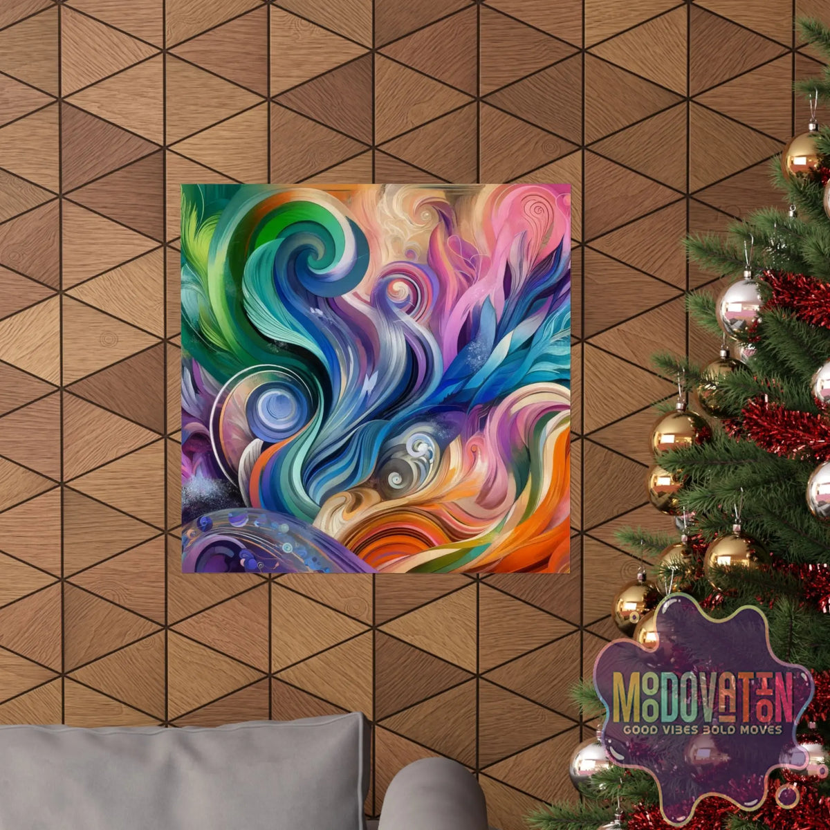 Ethereal Flow Matte Poster - MOODOVATION