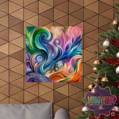 Ethereal Flow Matte Poster - MOODOVATION