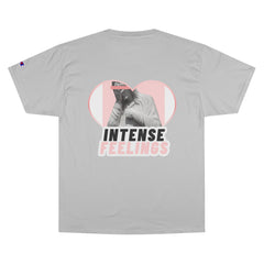 Intense Feelings - Rose Pink Print Unisex Champion T-Shirt