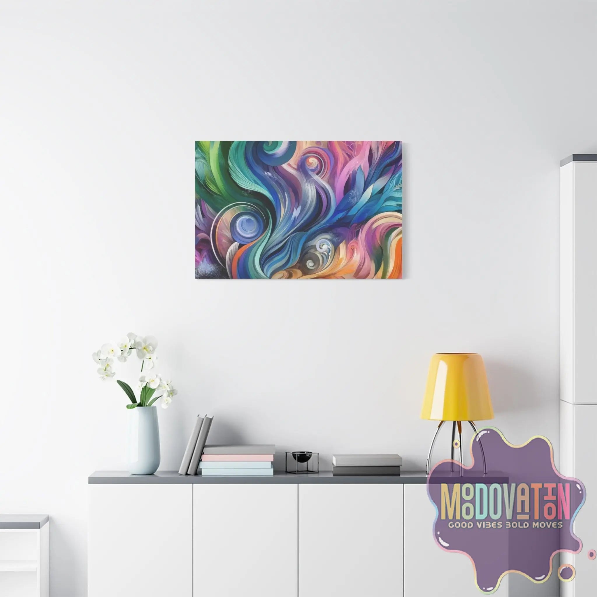 Ethereal Flow Matte Canvas - MOODOVATION