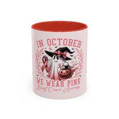 In October We Wear Pink - Ceramic Coffee Mug