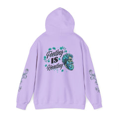 Feeling Is Healing - Unisex Statement Sleeve Hoodie