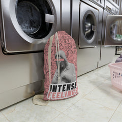 Intense Feelings - Black/Rose Pink Laundry Bag