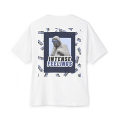 Intense Feelings – Navy Unisex Oversized Tee
