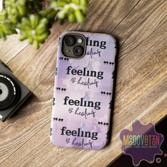 Feeling Is Healing Phone Case - Lilac - MOODOVATION