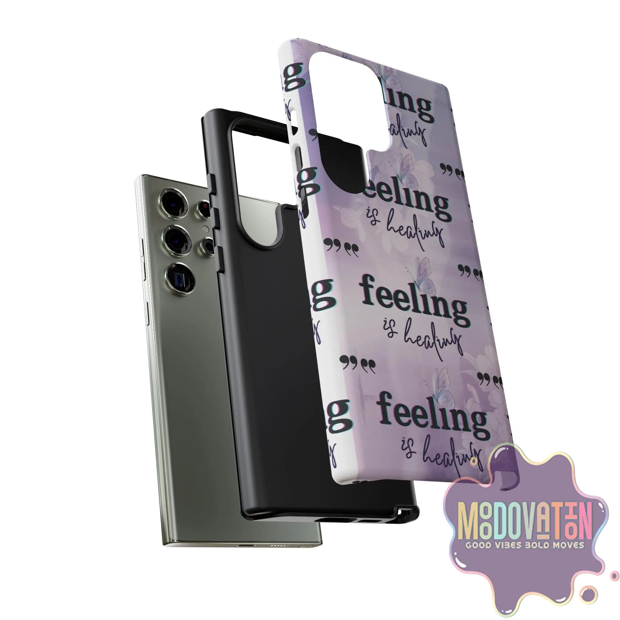 Feeling Is Healing Phone Case - Lilac - MOODOVATION