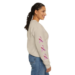 In October We Wear Pink – Breast Cancer Awareness Unisex Crewneck Sweatshirt