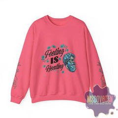 Feeling Is Healing Unisex Heavy Blend Crewneck Sweatshirt - MOODOVATION