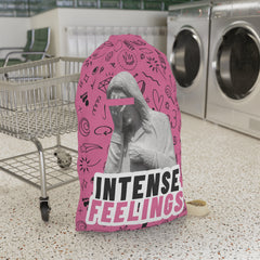 Intense Feelings - Pink Laundry Bag