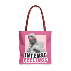 Intense Feelings Tote Bag - Pink Print