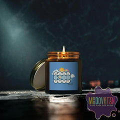 Good Things Scented Coconut Apricot Wax Candle (4oz, 9oz) - MOODOVATION