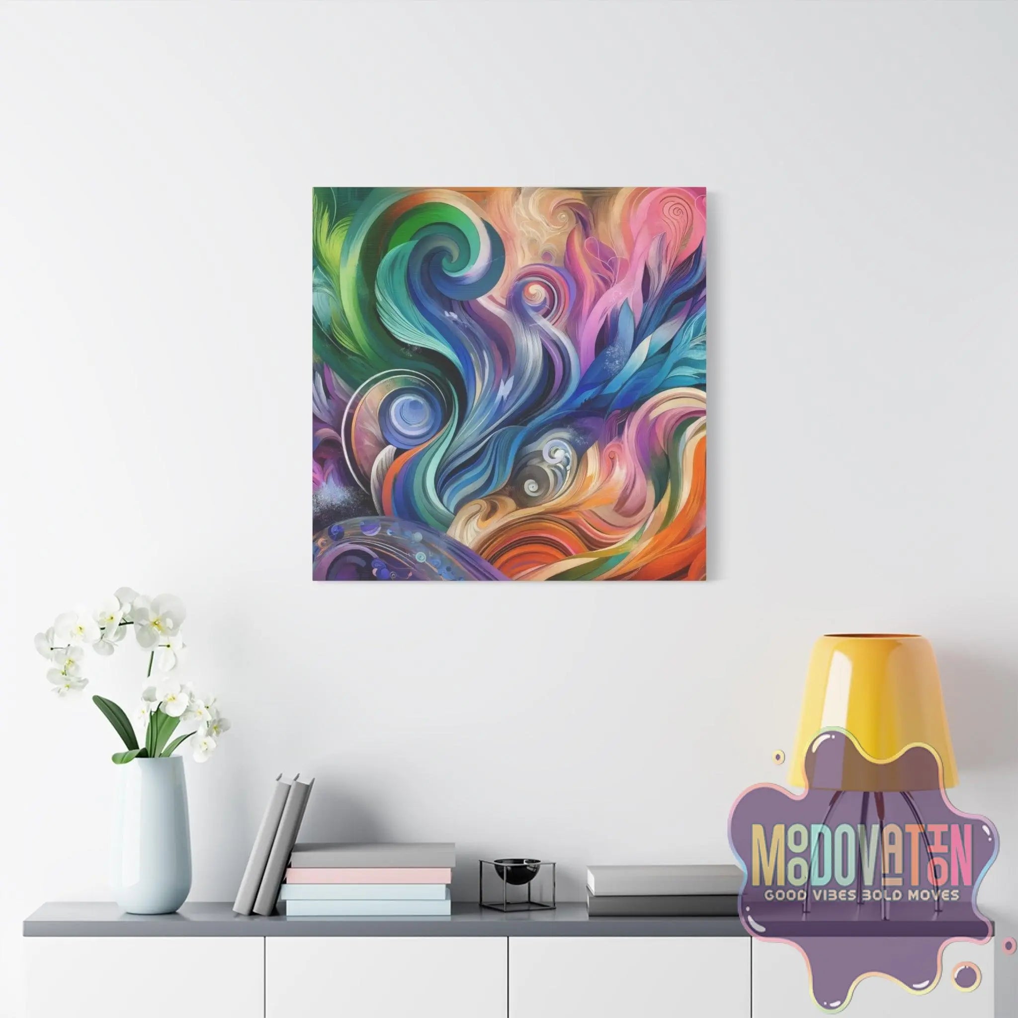 Ethereal Flow Matte Canvas - MOODOVATION