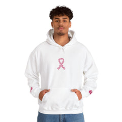 Pink Ribbon Awareness Hoodie, Unisex Sweatshirt for Fundraising, Breast Cancer Awareness Month, Inspirational Gift, Cozy Jumpsuit