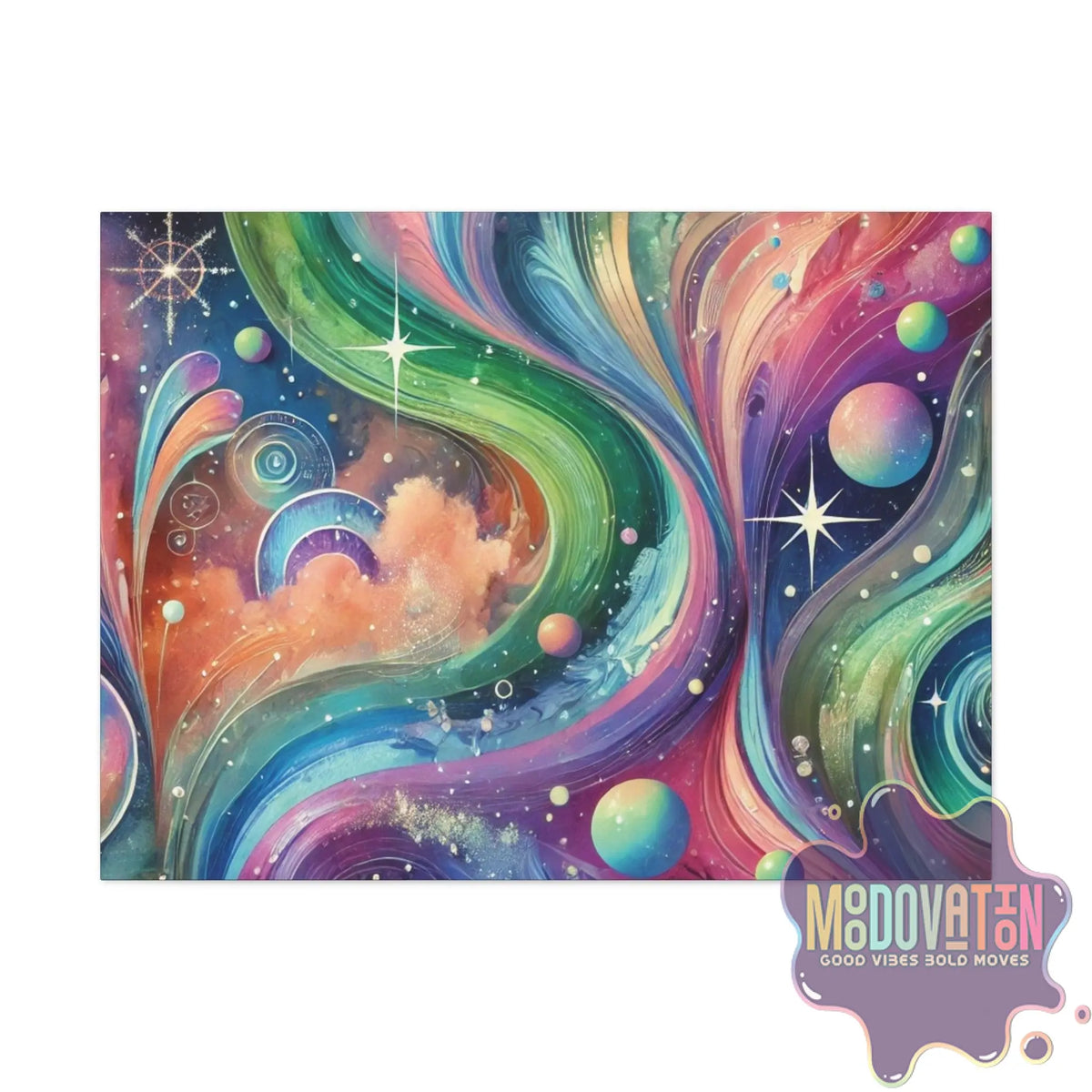 Cosmic Symphony Matte Canvas - MOODOVATION