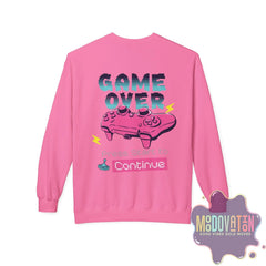 Game Over Unisex Midweight Crewneck Sweatshirt - MOODOVATION