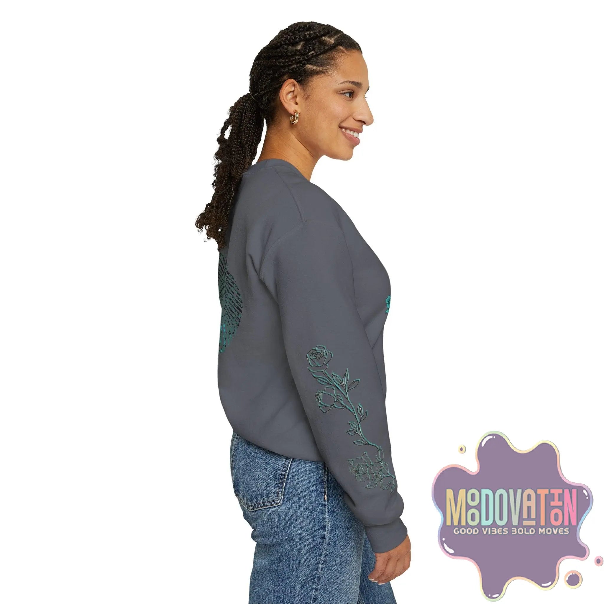 Feeling Is Healing Unisex Heavy Blend Crewneck Sweatshirt - MOODOVATION