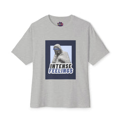 Intense Feelings – Navy Unisex Oversized Tee