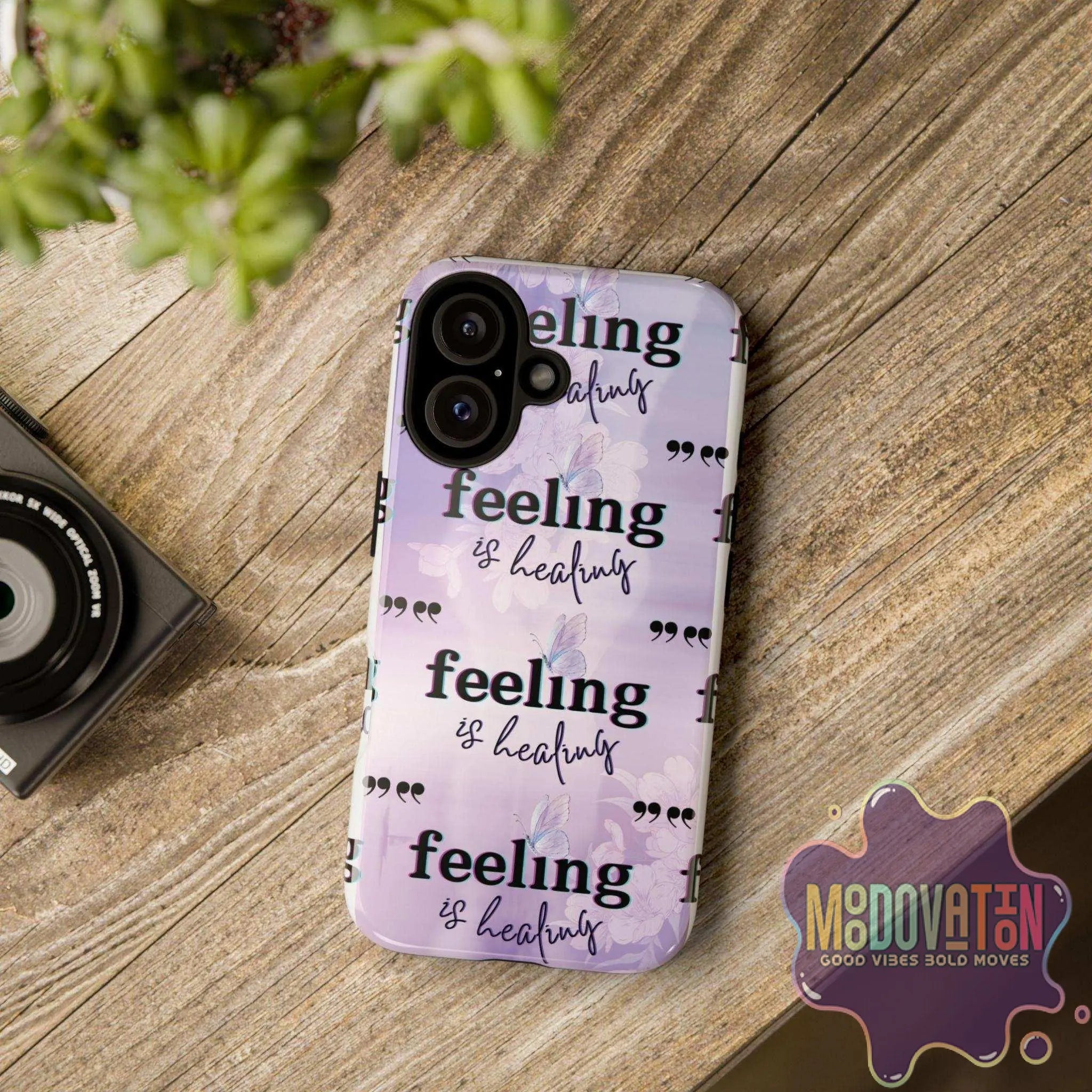 Feeling Is Healing Phone Case - Lilac - MOODOVATION