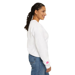 Courage, Strength & Faith – Breast Cancer Awareness Unisex Crewneck Sweatshirt