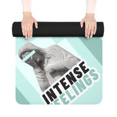 Intense Feelings – Grey Premium Rubber Yoga Mat