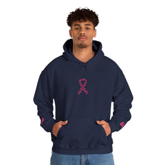 Pink Ribbon Awareness Hoodie, Unisex Sweatshirt for Fundraising, Breast Cancer Awareness Month, Inspirational Gift, Cozy Jumpsuit