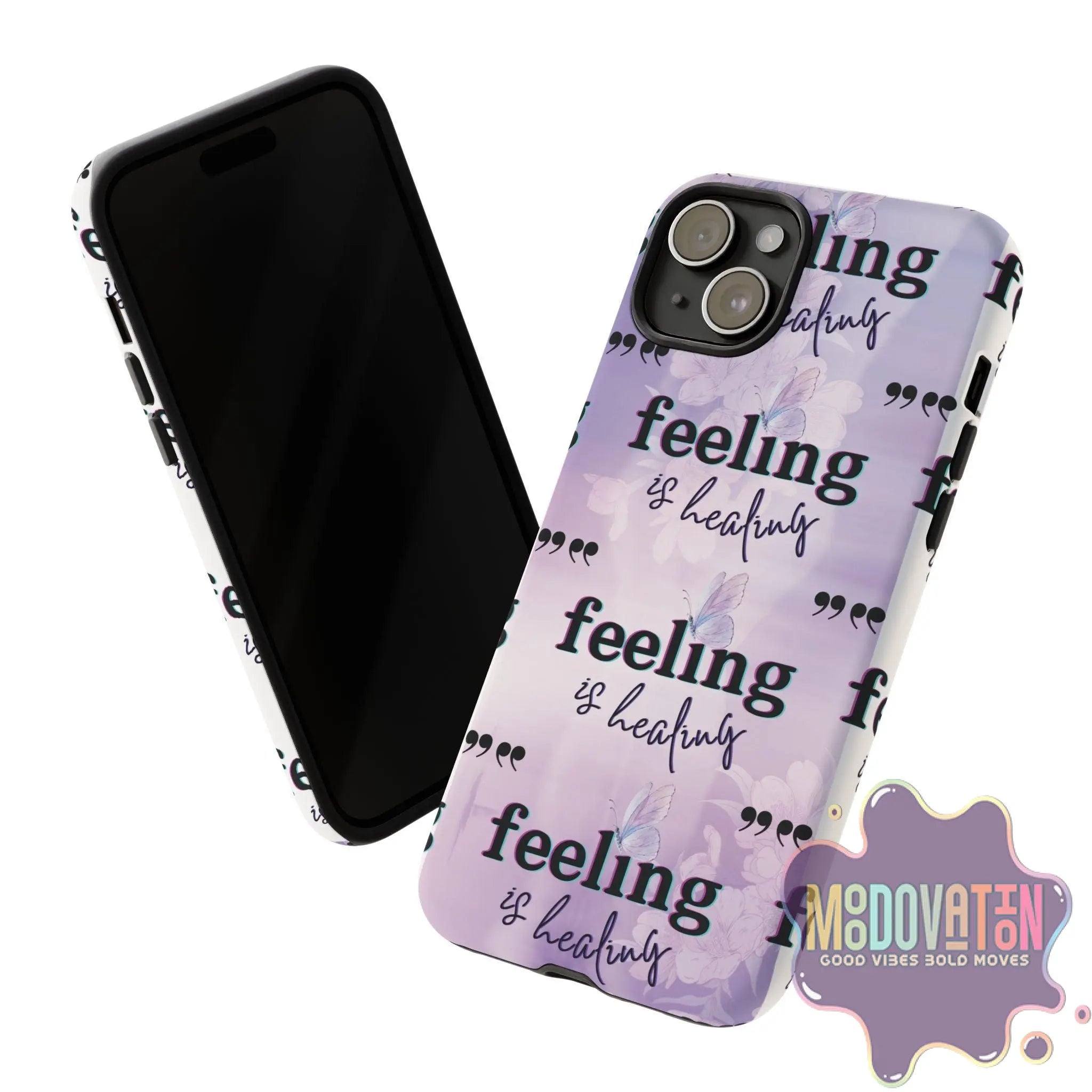 Feeling Is Healing Phone Case - Lilac - MOODOVATION